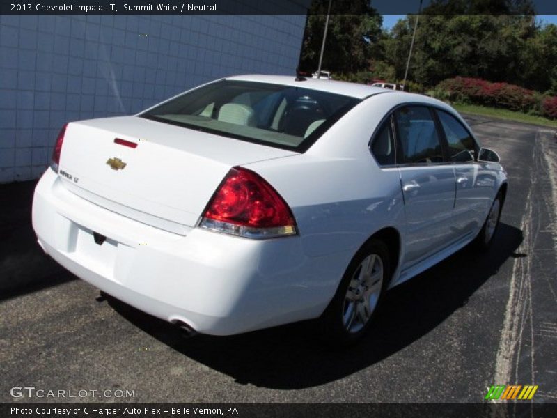 Summit White / Neutral 2013 Chevrolet Impala LT