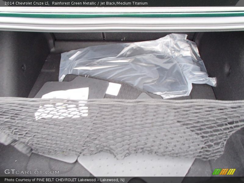 Rainforest Green Metallic / Jet Black/Medium Titanium 2014 Chevrolet Cruze LS