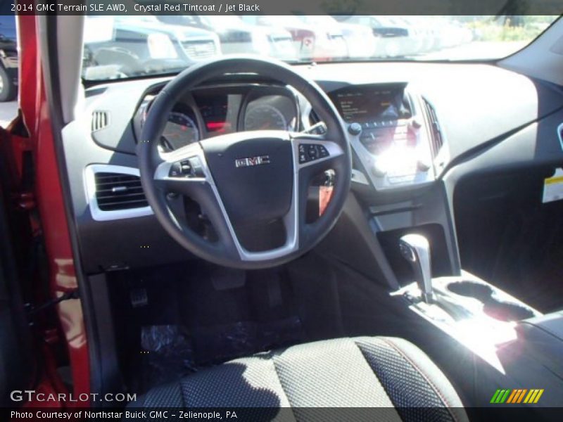 Crystal Red Tintcoat / Jet Black 2014 GMC Terrain SLE AWD