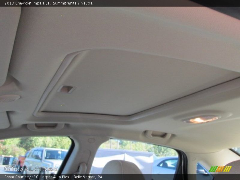 Summit White / Neutral 2013 Chevrolet Impala LT