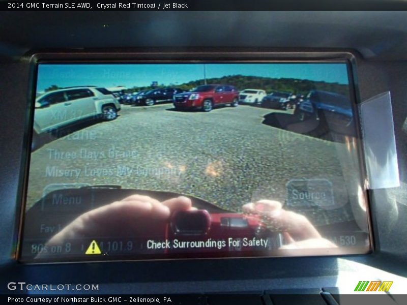 Crystal Red Tintcoat / Jet Black 2014 GMC Terrain SLE AWD
