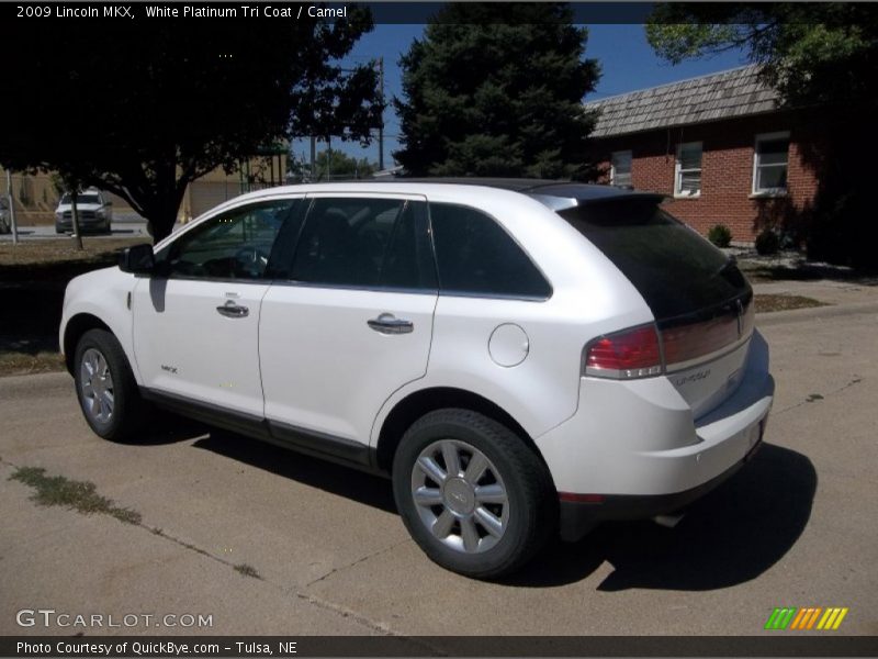 White Platinum Tri Coat / Camel 2009 Lincoln MKX