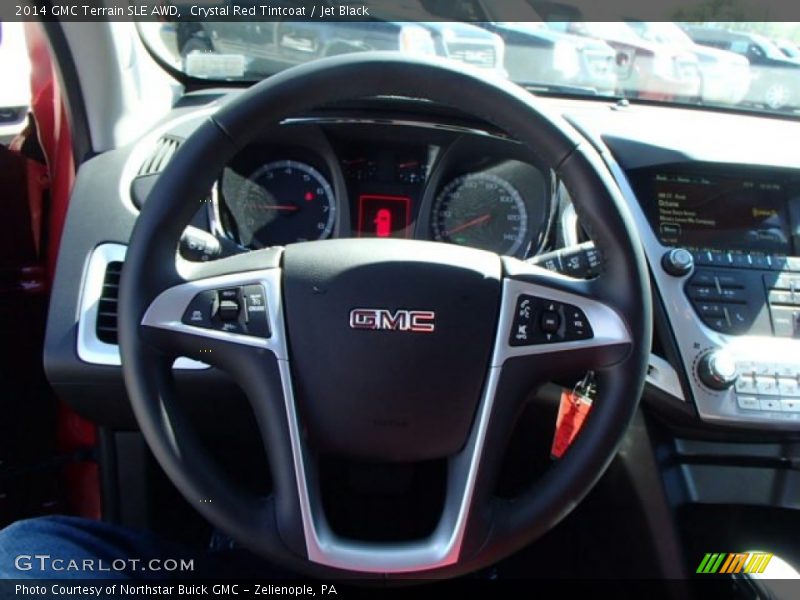 Crystal Red Tintcoat / Jet Black 2014 GMC Terrain SLE AWD