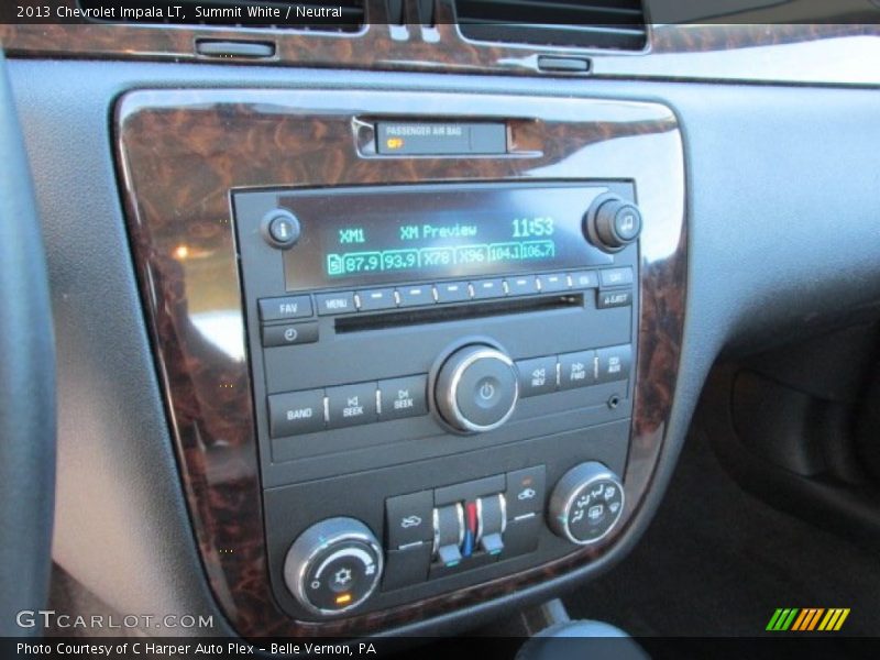 Summit White / Neutral 2013 Chevrolet Impala LT