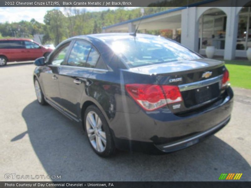 Black Granite Metallic / Jet Black/Brick 2012 Chevrolet Cruze LTZ/RS