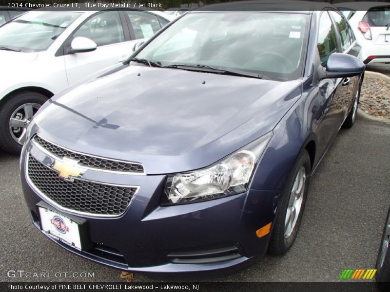 Blue Ray Metallic / Jet Black 2014 Chevrolet Cruze LT
