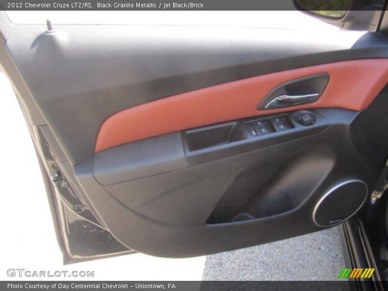 Black Granite Metallic / Jet Black/Brick 2012 Chevrolet Cruze LTZ/RS