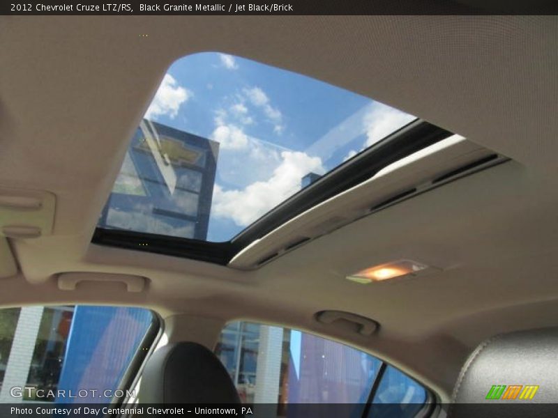 Black Granite Metallic / Jet Black/Brick 2012 Chevrolet Cruze LTZ/RS