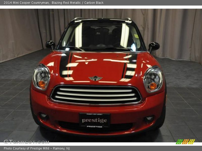 Blazing Red Metallic / Carbon Black 2014 Mini Cooper Countryman