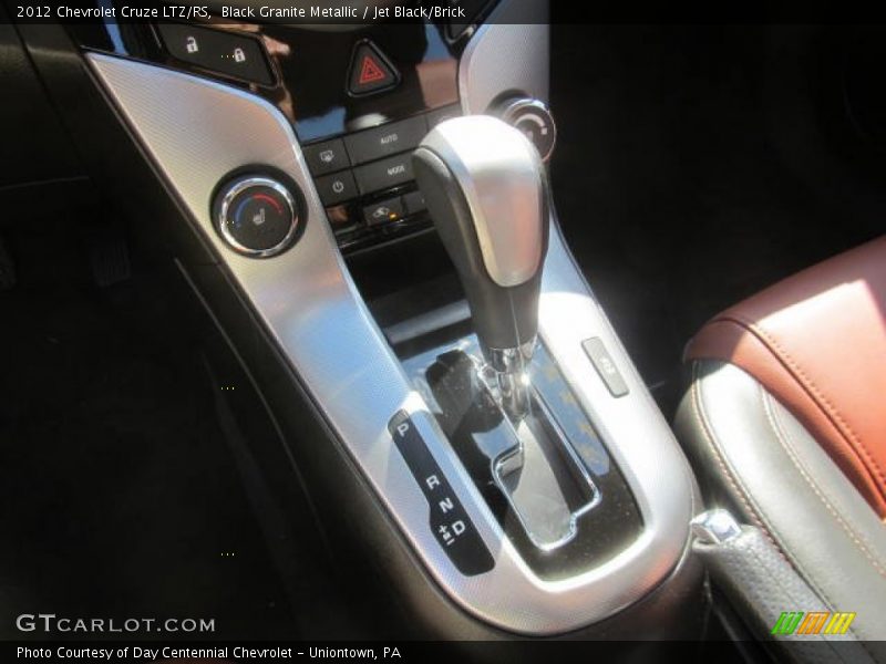 Black Granite Metallic / Jet Black/Brick 2012 Chevrolet Cruze LTZ/RS