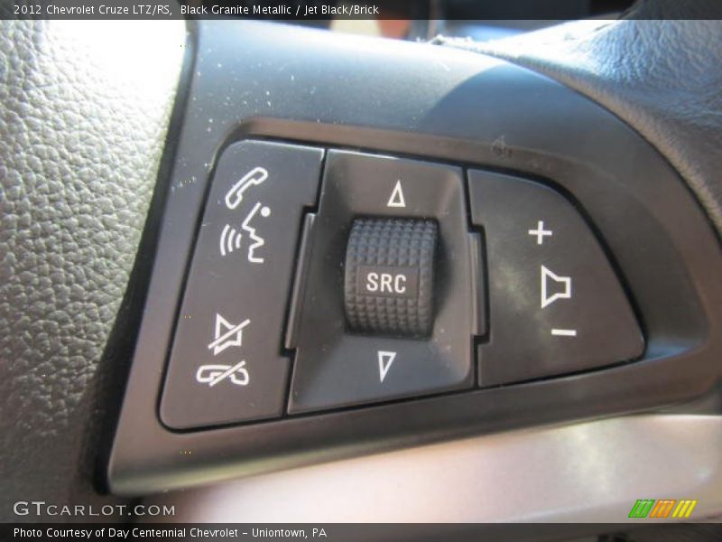 Black Granite Metallic / Jet Black/Brick 2012 Chevrolet Cruze LTZ/RS