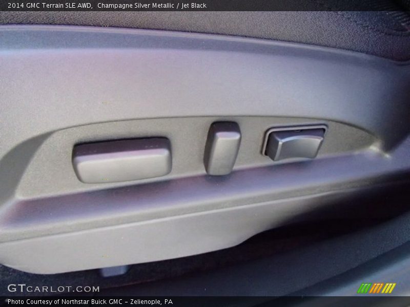 Champagne Silver Metallic / Jet Black 2014 GMC Terrain SLE AWD