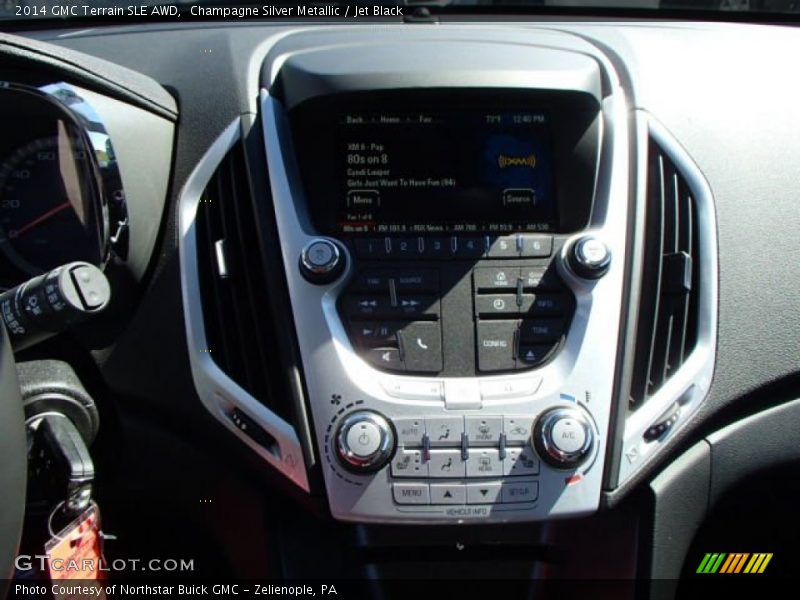 Champagne Silver Metallic / Jet Black 2014 GMC Terrain SLE AWD