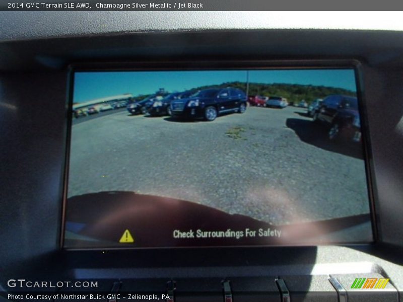Champagne Silver Metallic / Jet Black 2014 GMC Terrain SLE AWD