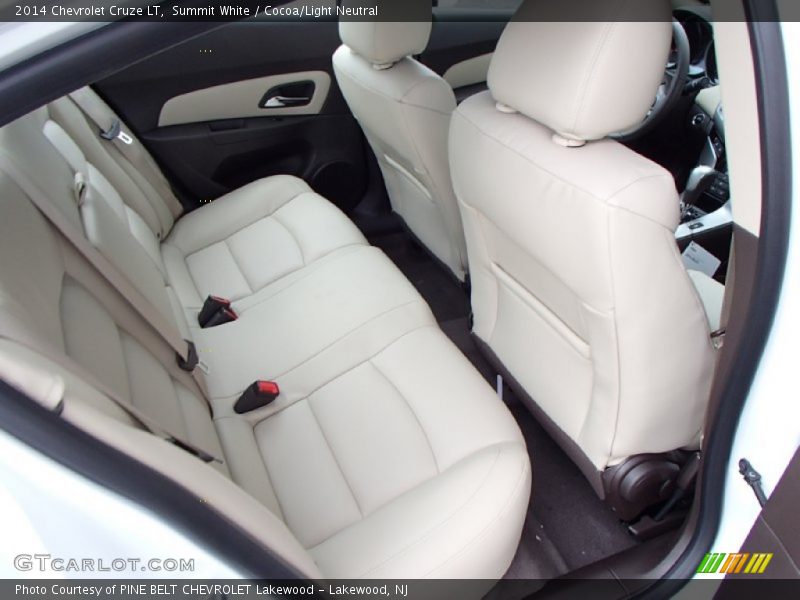 Summit White / Cocoa/Light Neutral 2014 Chevrolet Cruze LT