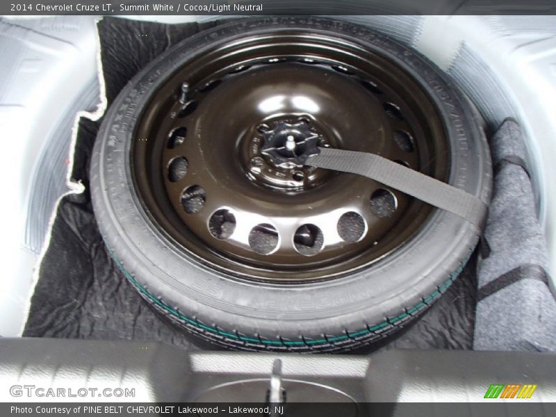 Summit White / Cocoa/Light Neutral 2014 Chevrolet Cruze LT