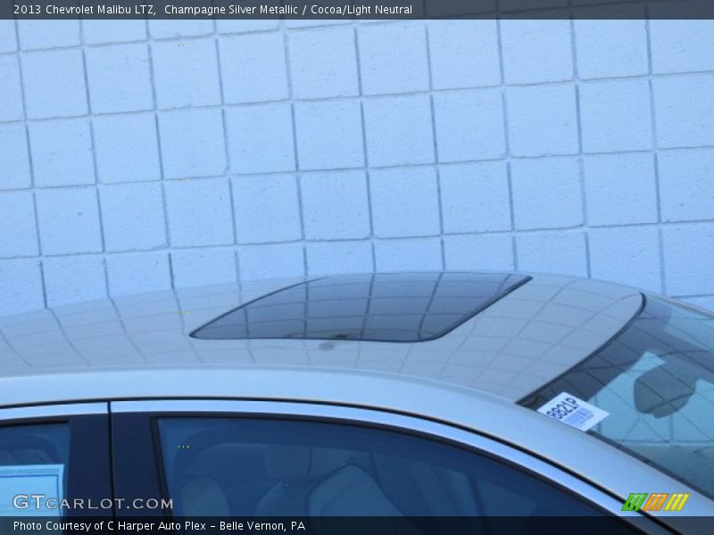 Champagne Silver Metallic / Cocoa/Light Neutral 2013 Chevrolet Malibu LTZ