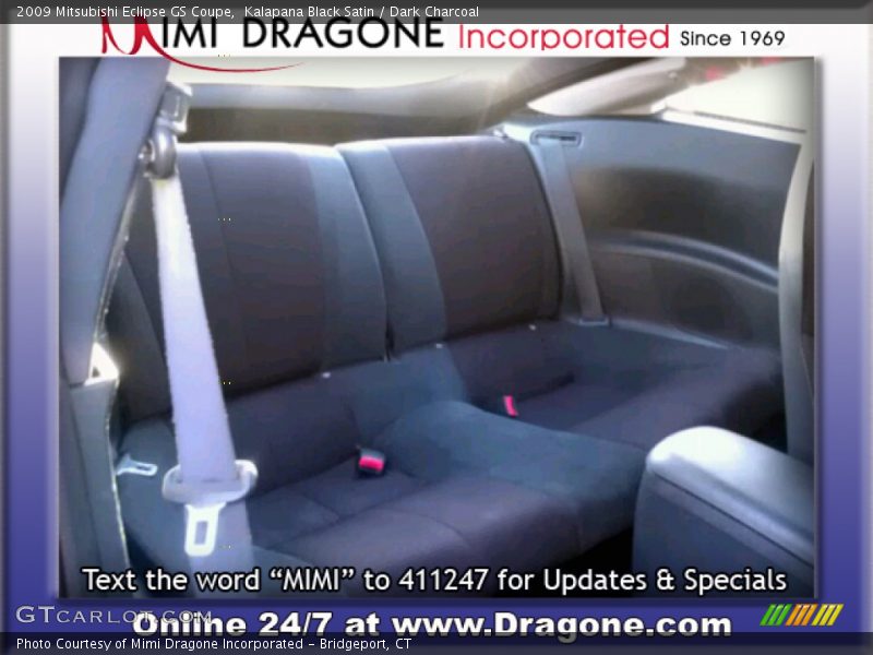 Kalapana Black Satin / Dark Charcoal 2009 Mitsubishi Eclipse GS Coupe