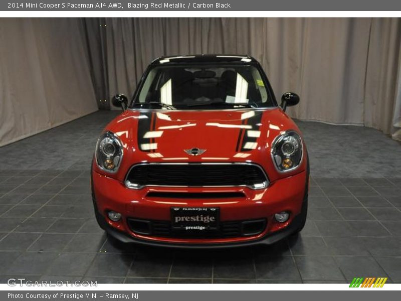 Blazing Red Metallic / Carbon Black 2014 Mini Cooper S Paceman All4 AWD
