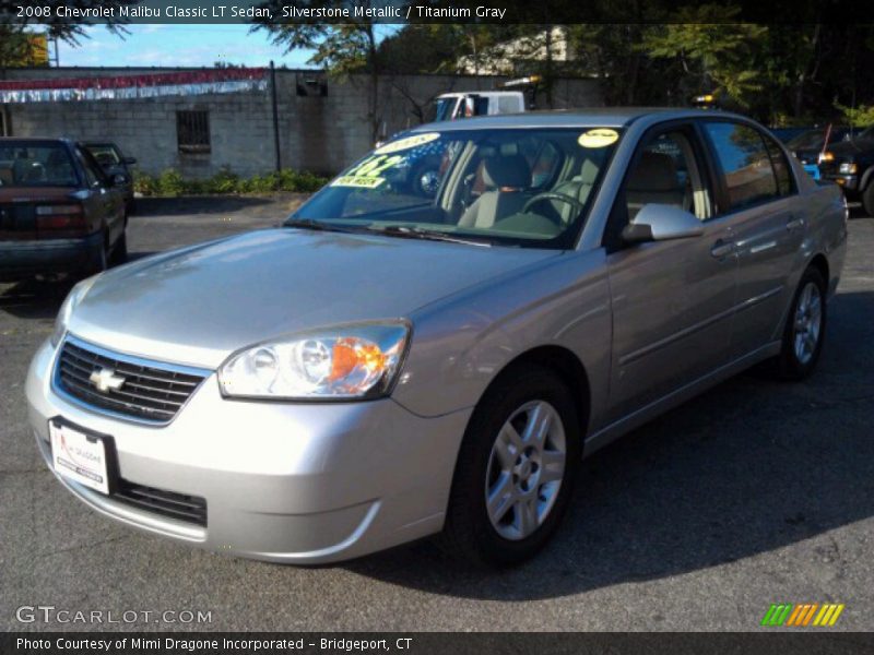 Silverstone Metallic / Titanium Gray 2008 Chevrolet Malibu Classic LT Sedan