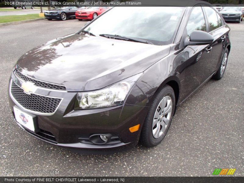 Black Granite Metallic / Jet Black/Medium Titanium 2014 Chevrolet Cruze LS