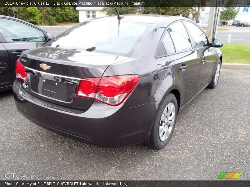 Black Granite Metallic / Jet Black/Medium Titanium 2014 Chevrolet Cruze LS