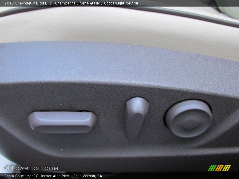 Champagne Silver Metallic / Cocoa/Light Neutral 2013 Chevrolet Malibu LTZ