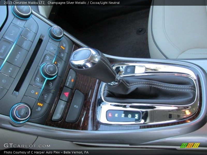 Champagne Silver Metallic / Cocoa/Light Neutral 2013 Chevrolet Malibu LTZ