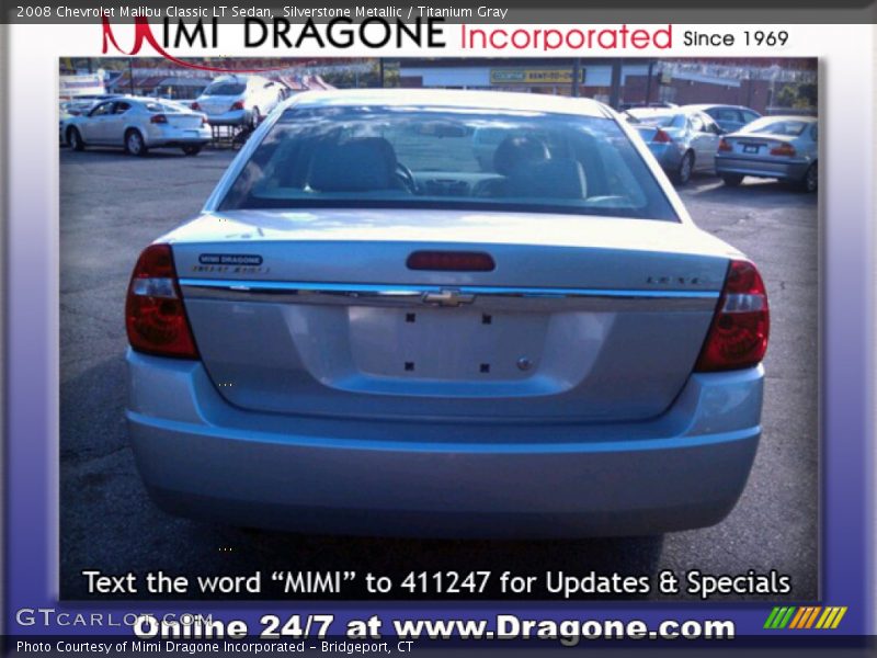 Silverstone Metallic / Titanium Gray 2008 Chevrolet Malibu Classic LT Sedan