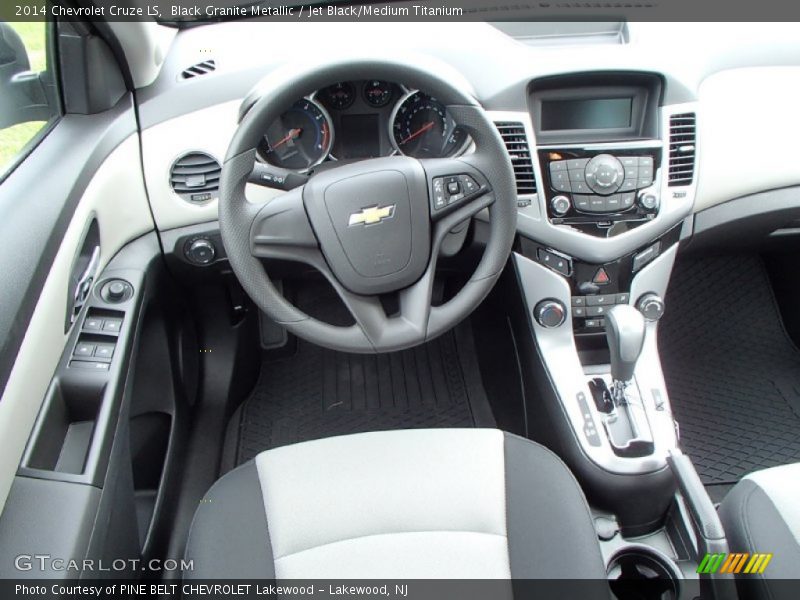 Black Granite Metallic / Jet Black/Medium Titanium 2014 Chevrolet Cruze LS