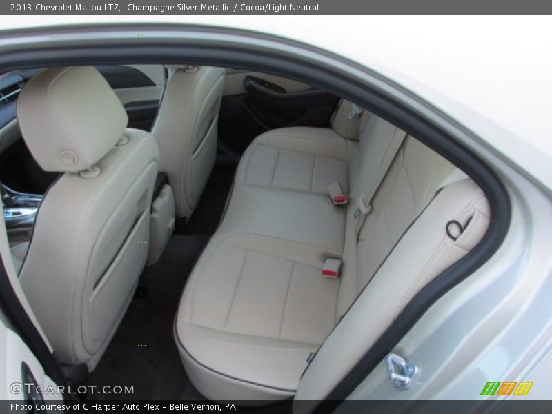 Champagne Silver Metallic / Cocoa/Light Neutral 2013 Chevrolet Malibu LTZ