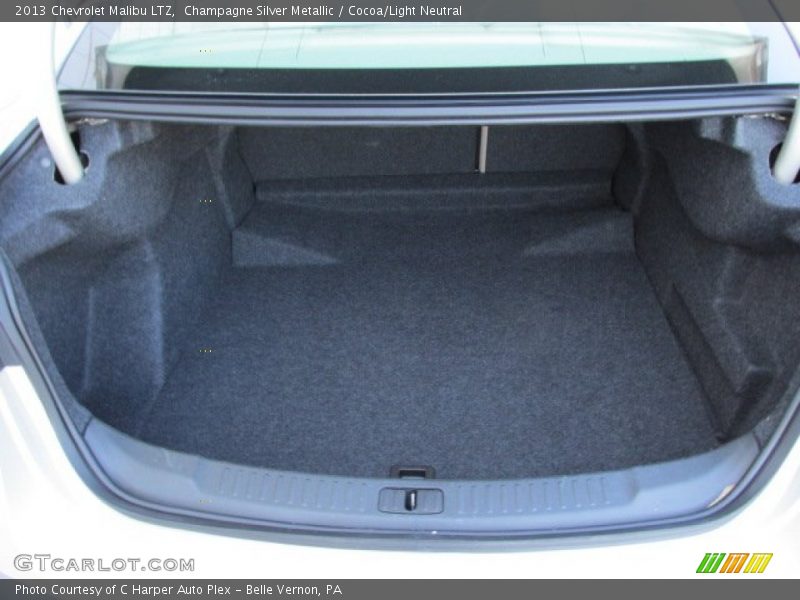 Champagne Silver Metallic / Cocoa/Light Neutral 2013 Chevrolet Malibu LTZ