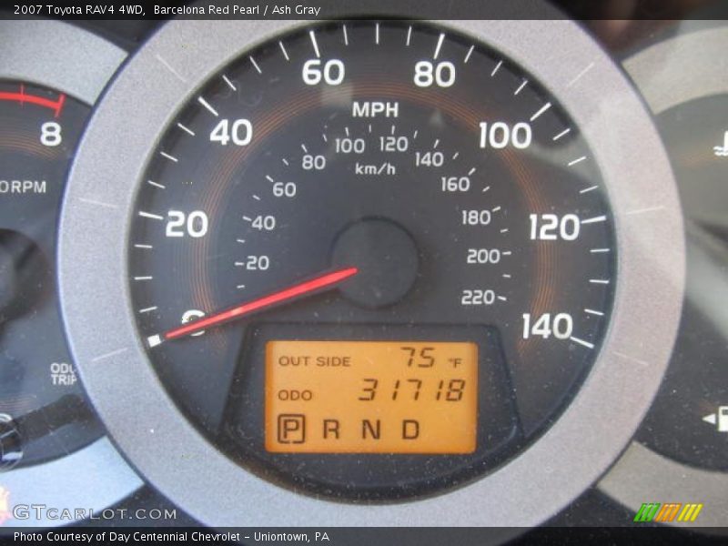 Barcelona Red Pearl / Ash Gray 2007 Toyota RAV4 4WD