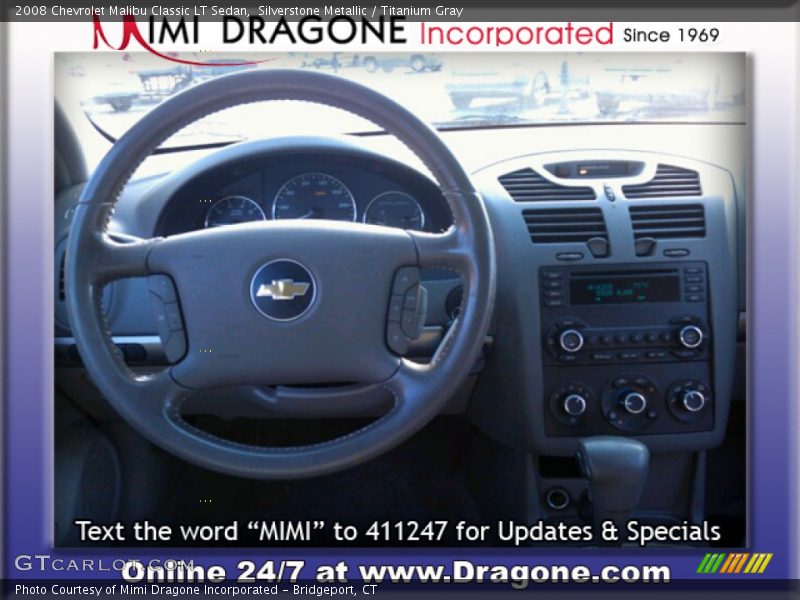 Silverstone Metallic / Titanium Gray 2008 Chevrolet Malibu Classic LT Sedan