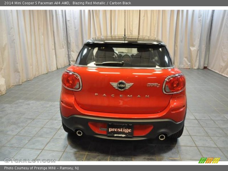 Blazing Red Metallic / Carbon Black 2014 Mini Cooper S Paceman All4 AWD