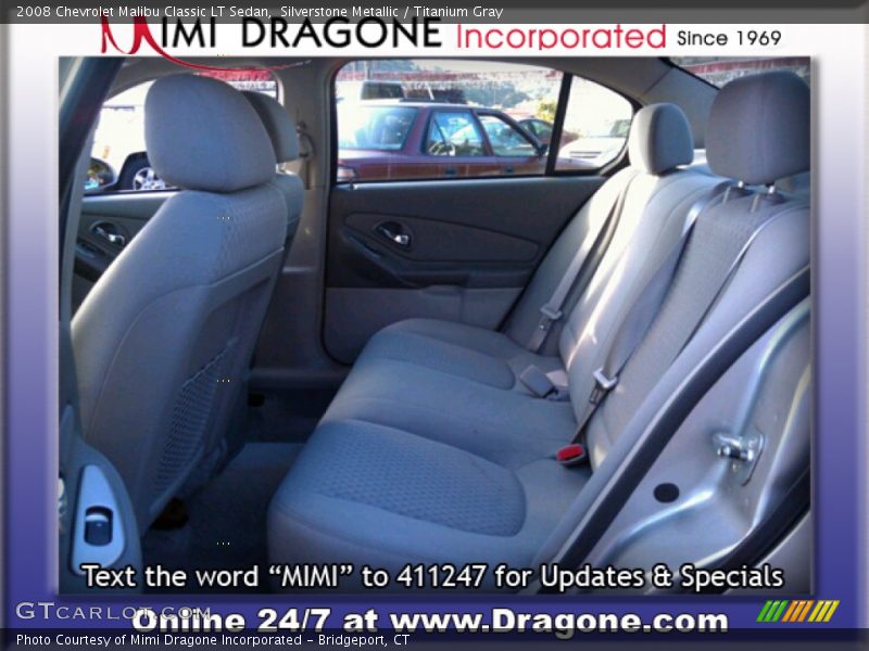 Silverstone Metallic / Titanium Gray 2008 Chevrolet Malibu Classic LT Sedan