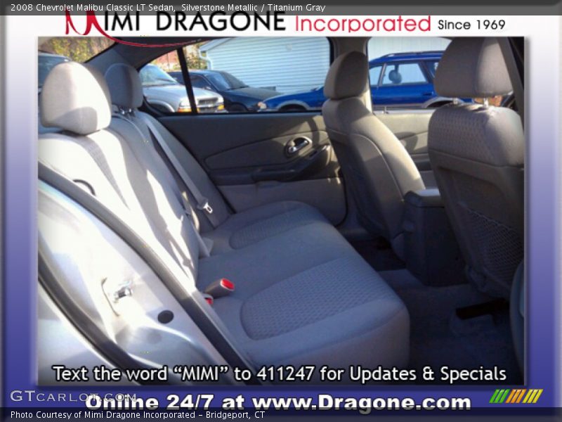 Silverstone Metallic / Titanium Gray 2008 Chevrolet Malibu Classic LT Sedan