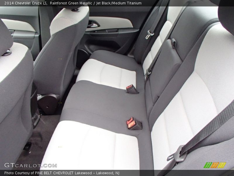 Rainforest Green Metallic / Jet Black/Medium Titanium 2014 Chevrolet Cruze LS
