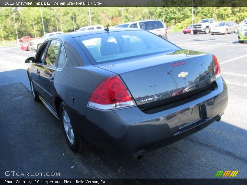 Ashen Gray Metallic / Gray 2013 Chevrolet Impala LS