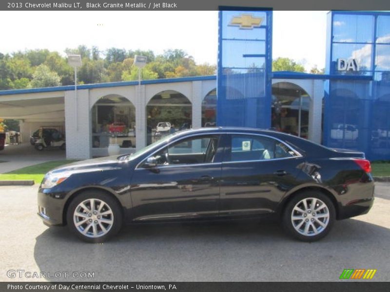 Black Granite Metallic / Jet Black 2013 Chevrolet Malibu LT