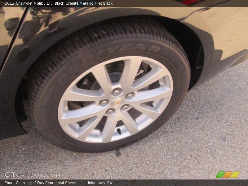 Black Granite Metallic / Jet Black 2013 Chevrolet Malibu LT
