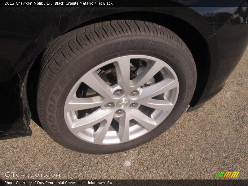 Black Granite Metallic / Jet Black 2013 Chevrolet Malibu LT