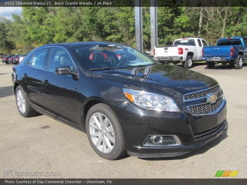 Black Granite Metallic / Jet Black 2013 Chevrolet Malibu LT