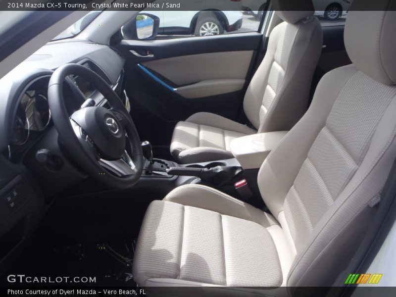 Front Seat of 2014 CX-5 Touring