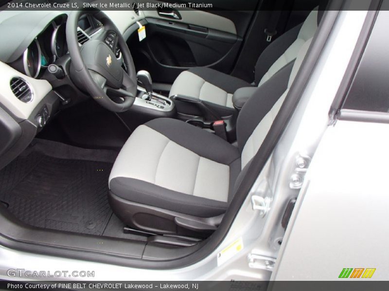 Silver Ice Metallic / Jet Black/Medium Titanium 2014 Chevrolet Cruze LS