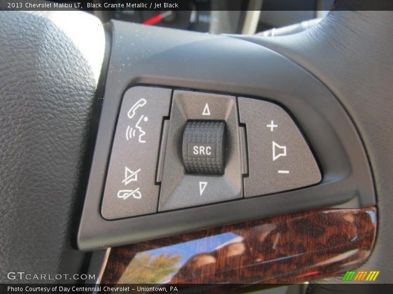 Black Granite Metallic / Jet Black 2013 Chevrolet Malibu LT