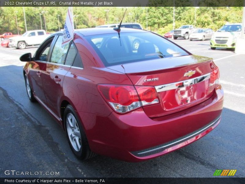 Crystal Red Metallic / Jet Black 2012 Chevrolet Cruze LT/RS