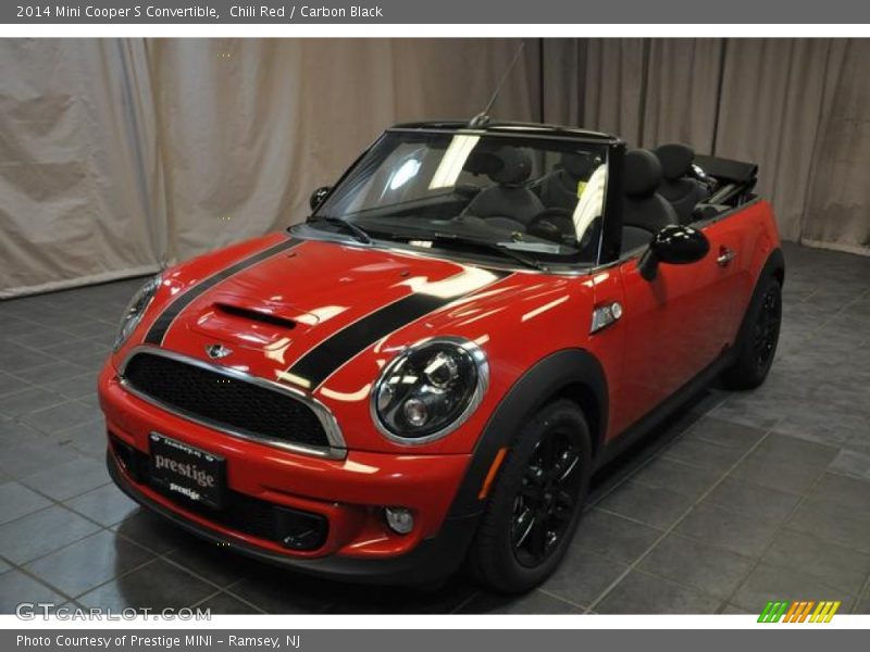 Chili Red / Carbon Black 2014 Mini Cooper S Convertible