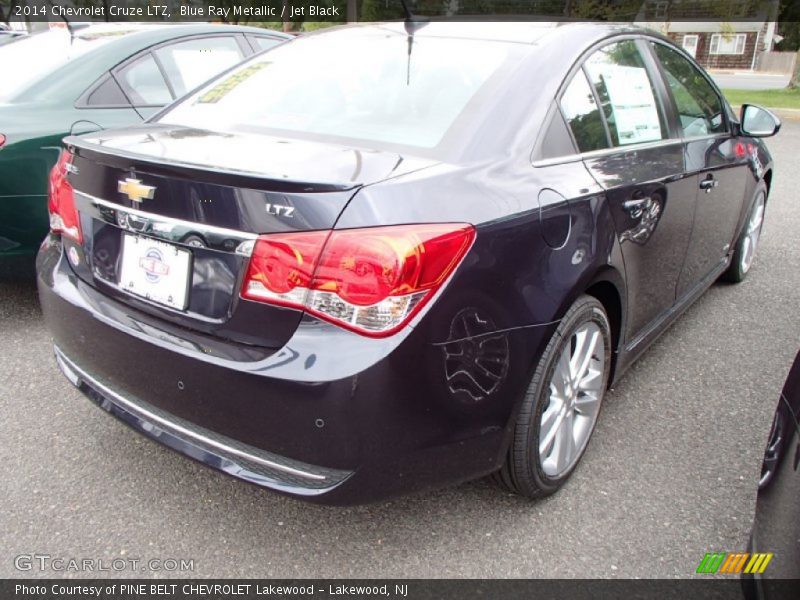 Blue Ray Metallic / Jet Black 2014 Chevrolet Cruze LTZ