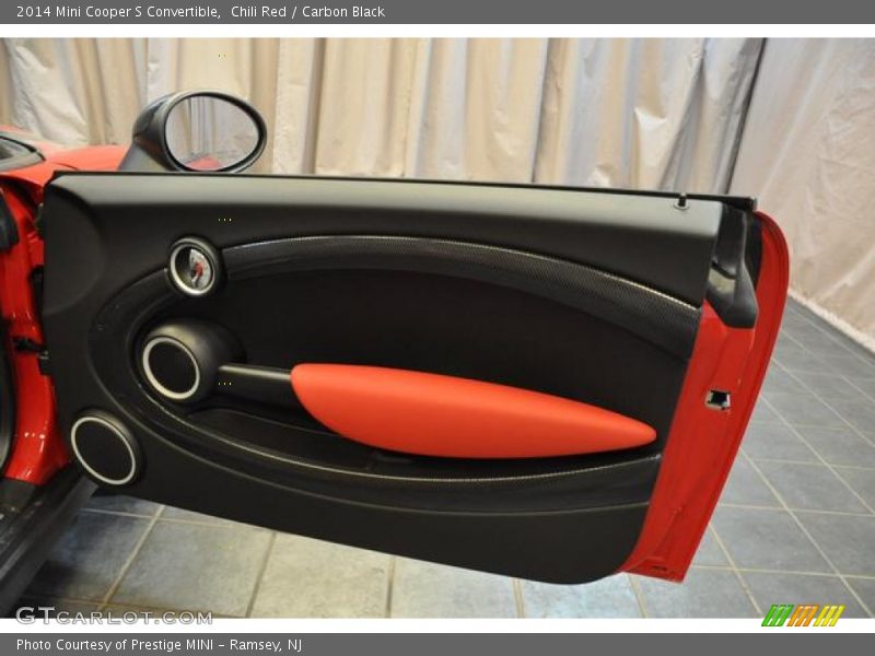 Chili Red / Carbon Black 2014 Mini Cooper S Convertible